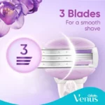 خودتراش ژیلت Gillette مدل Venus ComfortGlide Breeze ـ ۳ تیغه همراه ۲ یدک - Image 2