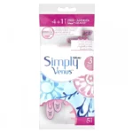 خودتراش ژیلت Gillette مدل Simply Venus صورتی ـ ۵ عددی