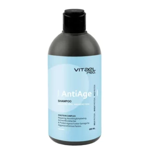 شامپو ویتاال پرو Vitaelpro ـ مدل ضدپیری Antiage ـ بازسازی ساقه و ریشه مو