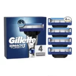 تیغ یدک ژیلت Gillette مدل Mach3 Turbo ـ ۴ عدد - Image 2
