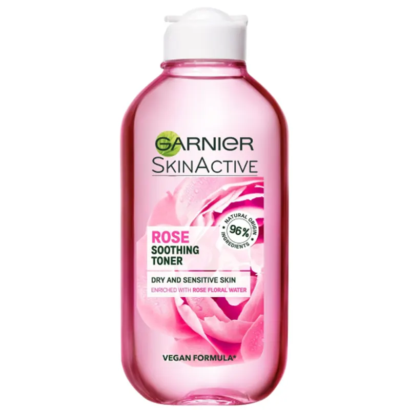 تونر۲ تونر پوست خشک گارنیر Garnier مدل Rose حجم ۲۰۰ میل