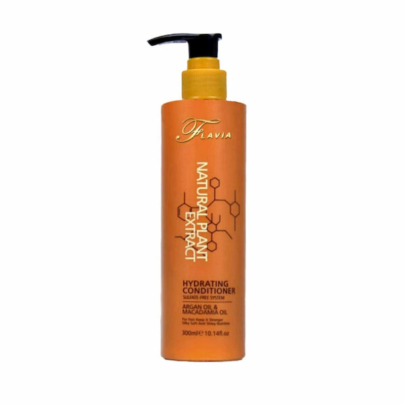 شامپو آرگان بدون سولفات فلاویا Flavia Argan - آبرسان عمیق مو حجم 500 میل