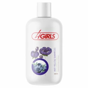 شامپو ضد زردی فور گرلز 4Girls حاوی عصاره بلوبری حجم 1000 میل