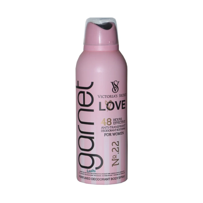 اسپری خوشبو کننده بدن زنانه گارنت مدل Victoria’s Secret Love