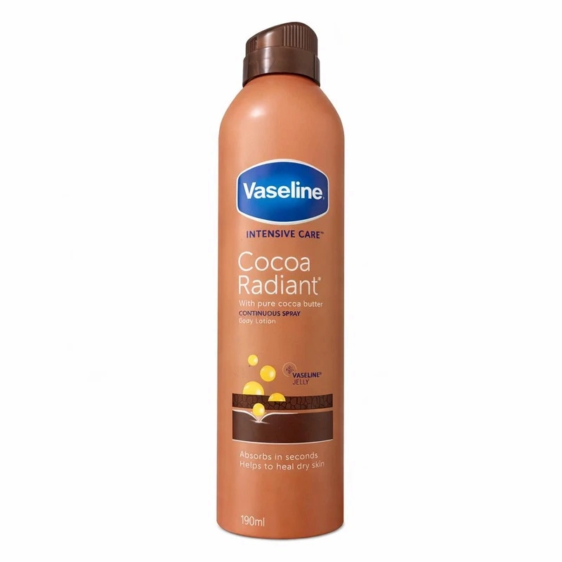 230 وازلین اسپری لوسیون بدن حاوی عصاره کاکائو Cocoa Radiant
