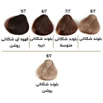 رنگ مو الوکسین Eloxin - سری شکلاتی حجم ۱۲۰ میل - Image 2