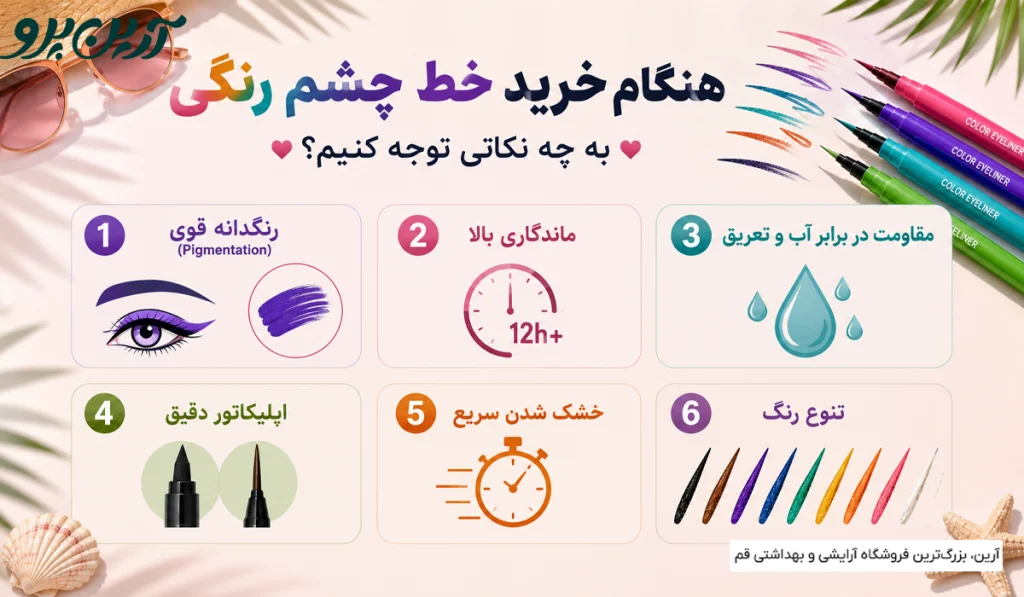 خرید خط چشم رنگی