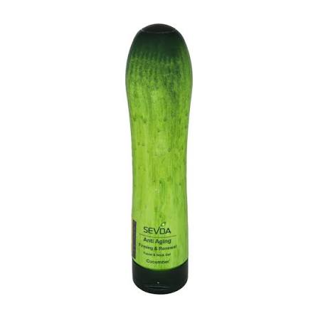 ژل ضد چروک صورت آنتی ایجینگ خیار سودا حجم 250 میل