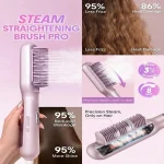 برس حرارتی بخاردار شیگلم Hydra Shot Steam Straightening Brush Pro