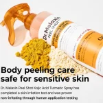 اسپری لایهبردار و روشنکننده بدن دکتر ملاکسین Peel Shot