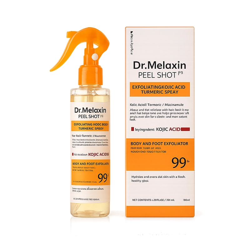 dr melaxin body peeling spray اسپری لایهبردار و روشنکننده بدن دکتر ملاکسین Peel Shot