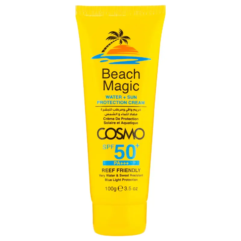 بیچ مجیک کرم ضد آفتاب ضد آب کازمو - مخصوص ساحل SPF50 حجم ۱۰۰ گرم - تصویر 1