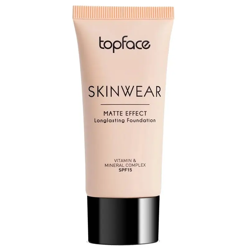۱ کرم پودر مات تاپ فیس Topface - ماندگاری طولانی حجم ۳۰ میل - تصویر 1